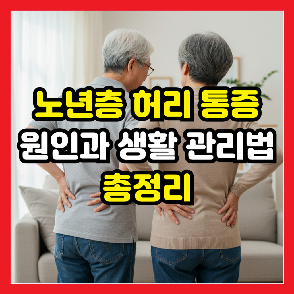 노년층-허리-통증-원인