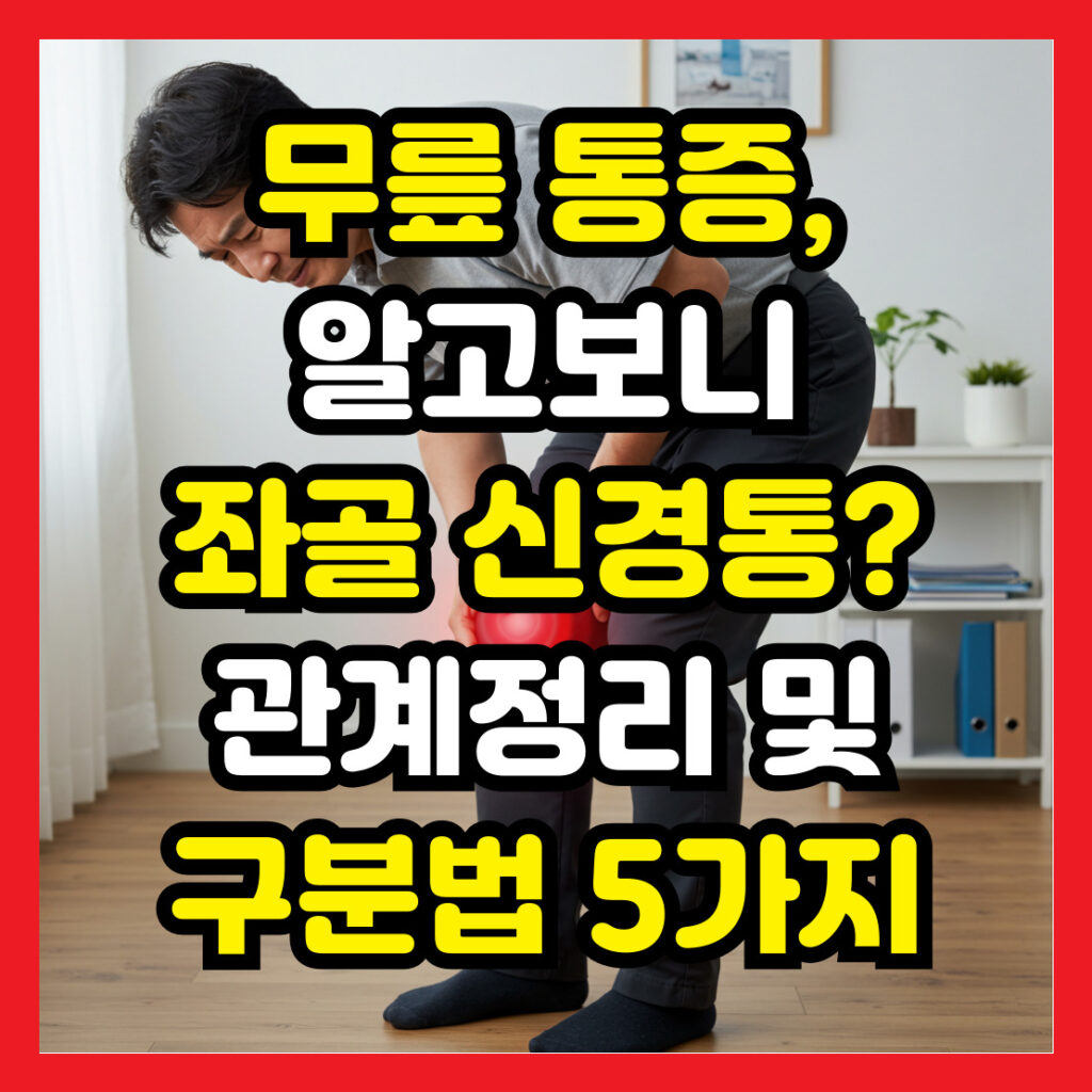 무릎-통증과-좌골-신경통