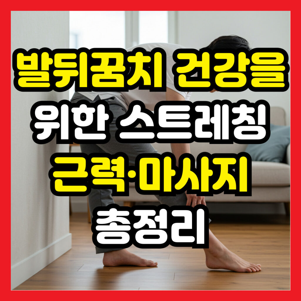 발뒤꿈치-건강을-위한-스트레칭-근력-마사지-총정리